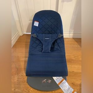 BabyBjörn Navy quilted Baby bouncer (USED)